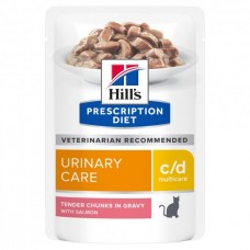 Hill's PD c/d Urinary Care Salmon влажный корм для ухода за мочевыделительной системой котов 85г
