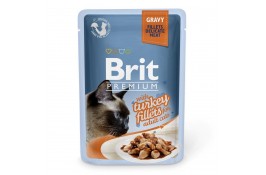 Brit Premium Cat pouch філе індички в соусі 85г*24шт