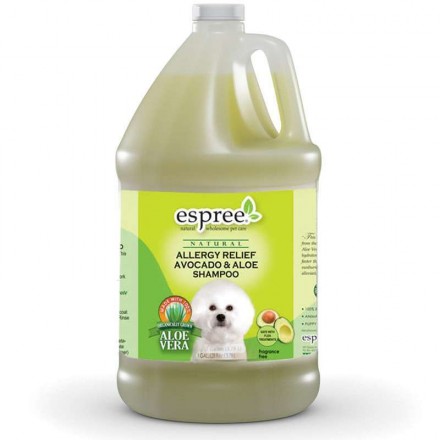 Espree Allergy Relief Avocado & Aloe Shampoo шампунь для чувствительной кожи собак с маслом авокадо и алоэ вера 3,79 л