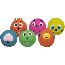 Trixie Faces игрушка для собак с пищалкой 6 см