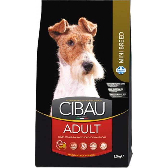 Farmina Cibau Adult Mini сухий корм для дорослих собак дрібних порід з куркою 2,5 кг
