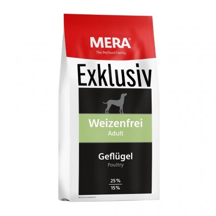 MERA EXKLUSIVE Weizenfrei Adult Poultry сухий корм для собак з птицею 15 кг