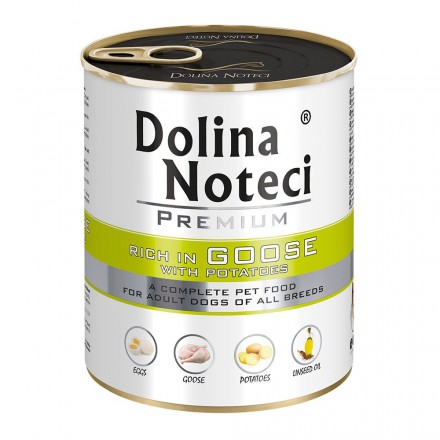 Dolina Noteci Premium вологий корм для собак з гускою та картоплею 800 г