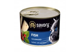 Savory Cat Can Adult для вибагливих котів Риба 200g