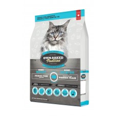 Oven-Baked Tradition Повнораціонний збалансований напіввологий корм з рибою для котів 1,36кг.