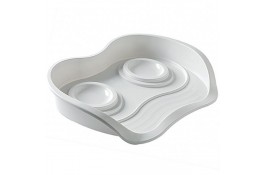 MODERNA PET MENU столик котов и собак малых пород (белый) 56х39 см