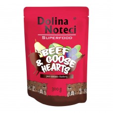 Dolina Noteci Superfood для cобак з яловичих і гусячих сердець 300 г