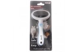 AnimAll Groom пуходерка для тварин розмір S (блакитна)
