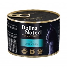 Dolina Noteci Premium влажный корм с филе тунца для кошек 185 г