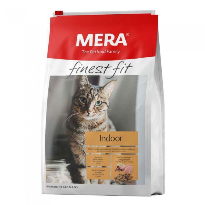 Mera finest fit Indoor сухой корм для котов с птицей и ягодами 1,5 кг
