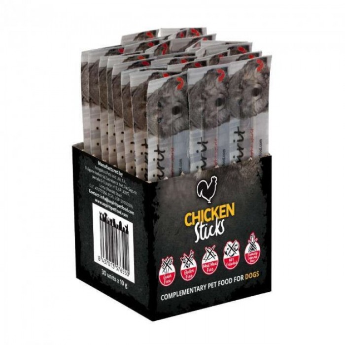 Alpha Spirit Dog Sticks Chicken напіввологі ласощі для собак з курки 30*10г (палички)