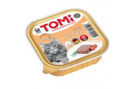 TOMI TURKEY паштет для котов с индейкой 100г*32шт