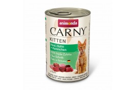 Animonda Carny Kitten Beef, Chicken + Rabbit влажный корм с говядиной, курицей и кроликом для котят 400 г