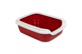 Comfort M туалет для кошек с бортиком бордо 41х30х13,5 см