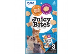 INABA Juicy Bites снеки для кошек со вкусом гребешка и краба 3 шт*11,3 г