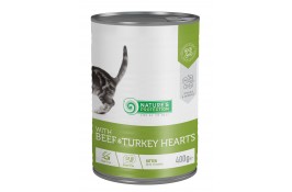 Nature's Protection Kitten with Beef & Turkey hearts для кошенят з яловичиною та серцем індички 400 г*6шт.