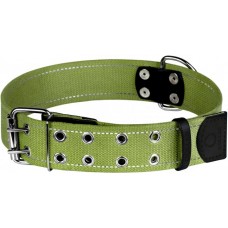 Collar брезентовый ошейник со светоотражающей нитью для собак XXL