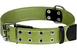 Collar брезентовый ошейник со светоотражающей нитью для собак XXL