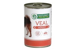 Nature's Protection Adult Veal вологий корм для собак із телятиною 800 г*6шт.