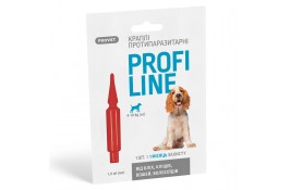 Provet Profiline противопаразитарные капли для собак малых пород (1 пипетка - 1 мл)