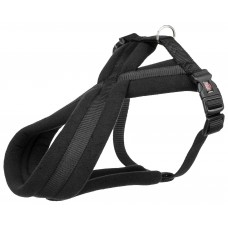 Trixie Premium шлея-восьмерка для собак крупных и гигантских пород H-образная (чёрная) L-XL 70-100см/25мм