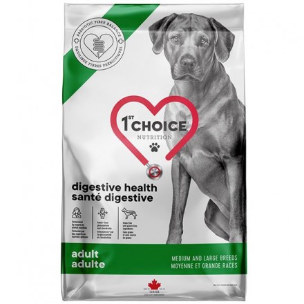 1st Choice Adult Digestive Health Medium and Large сухой корм для собак с чувствительным пищеварением 12 кг