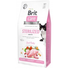 Brit Care Cat GF Sterilized Sensitive, 7кг (чутливе травлення для стерелізованих)
