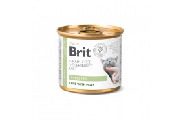 Brit GF VetDiet Diabetes влажный корм для кошек при сахарном диабете с ягненком и горохом 200 г
