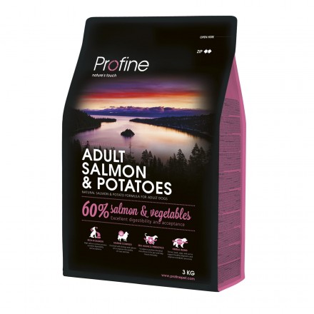 Profine Adult Salmon сухой корм для всех пород с лососем 3 кг