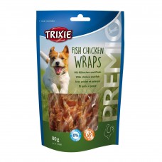 Trixie PREMIO Fish Chicken Wraps лакомство для собак рыба и курица 80гр