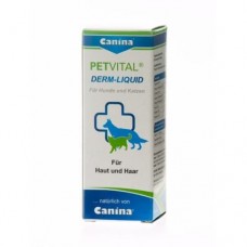 Canina Petvital Derm-Liguid тонік для проблемної шкіри і шерсті у кішок і собак 25 мл
