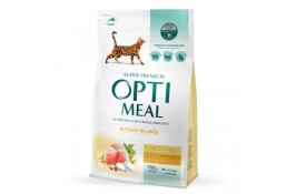 Optimeal Adult Cat Chicken сухий корм для котів з куркою 0,7 кг