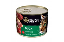 Savory Cat Can Adult для вибагливих котів Качка 200g