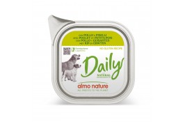 Almo Nature Daily Dog паштет с курицей и горошком для собак 100 г*10шт