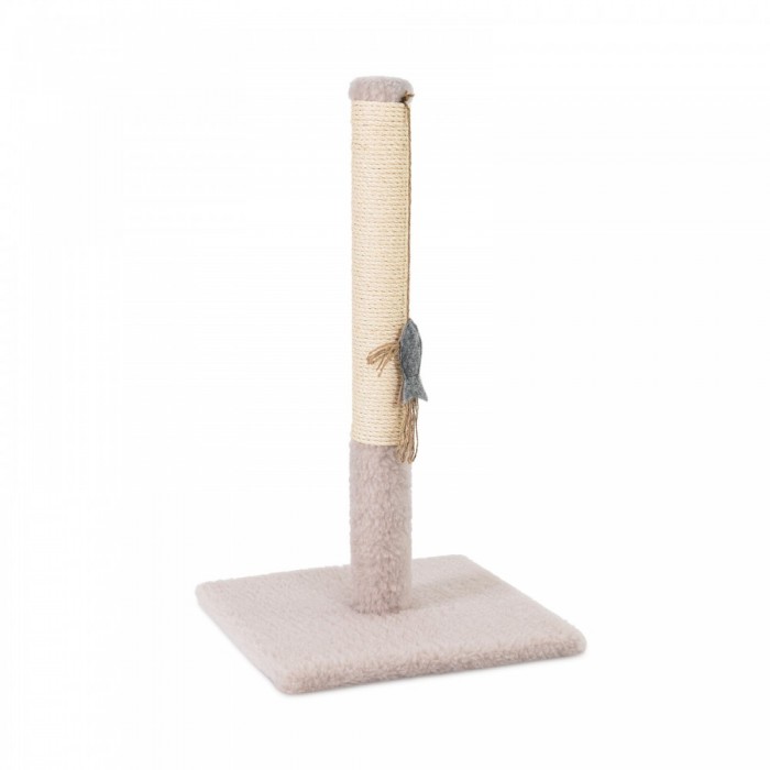 Природа ДО1 когтеточка столбик для кошек бежевая 36х36х67 см