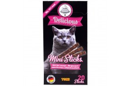 TOMI DELICIOUS MINI STICKS LIVER SAUSAGE лакомство для котов с ливерной колбасой 40 г