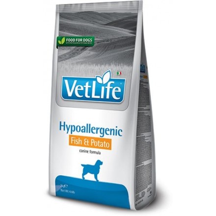Farmina Vet Life Hypoallergenic Fish & Potato сухий корм для собак при харчовій алергії з рибою та картоплею 2 кг