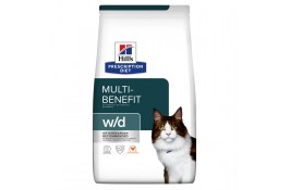 Hill's PD w/d Multi-Benefit сухой корм для кошек при сахарном диабете с курицей 1,5 кг