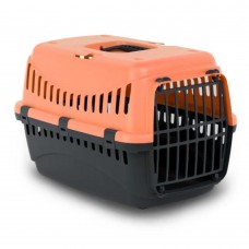 Bergamo Gipsy 1 Small Melone переноска с пластиковой дверцей для кошек и собак до 6 кг (персиковая)