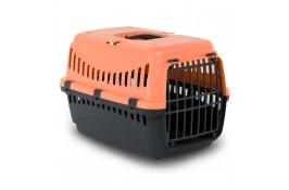 Bergamo Gipsy 1 Small Melone переноска с пластиковой дверцей для кошек и собак до 6 кг (персиковая)