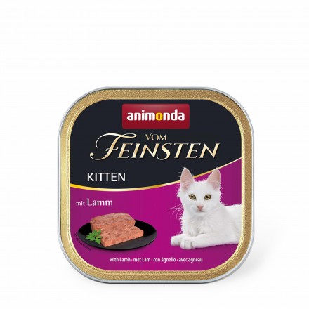 Animonda Vom Feinsten Kitten with Lamb влажный корм с ягненком для котят 100 г