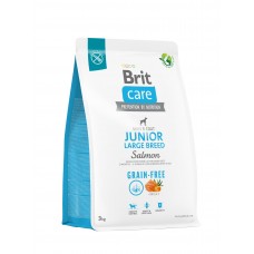 Brit Care Dog Grain-free Junior Large Breed беззерновой корм для молодых собак крупных пород с лососем 3 кг
