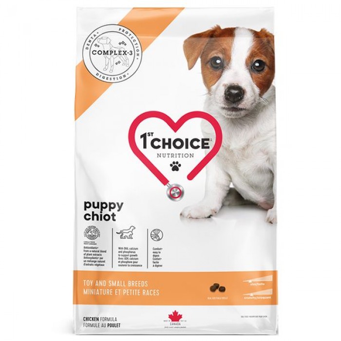 1st Choice Puppy Toy and Small сухий корм для цуценят малих та міні порід з куркою 5 кг