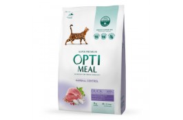 Optimeal Adult Cat Duck Hairball Control сухий корм для котів з качкою 4 кг