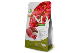 Farmina N&D Quinoa Cat Adult Urinary Duck & Cranberry для профилактики мочекаменной болезни с уткой, киноа, клюквой и ромашкой 0,3 кг