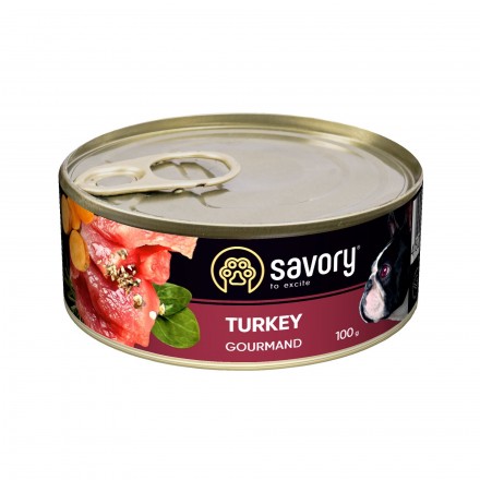 Savory Dog Gourmand індичка 100g