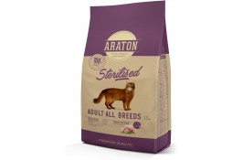 Araton Sterilised Adult All Breeds сухий корм для стерилізованих котів 1,5кг