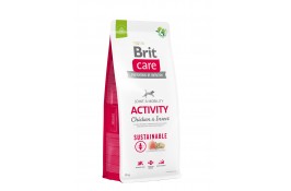 Brit Care Dog Sustainable Activity корм для собак с повышенной активностью с курицей и насекомыми 12 кг