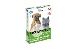 ProVET Инсектостоп противопаразитарные капли для котят и щенков (6 пипеток по 0,5 мл)