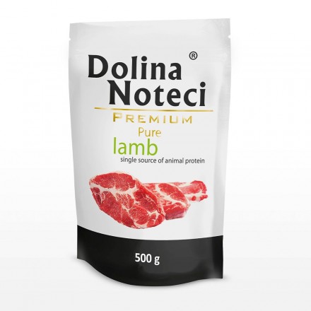 Dolina Noteci Premium Pure для собак аллергиков с ягненком 500 г